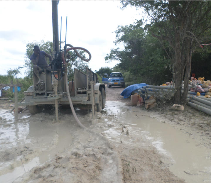34 Drilling In Progress s Tanzania Water Project